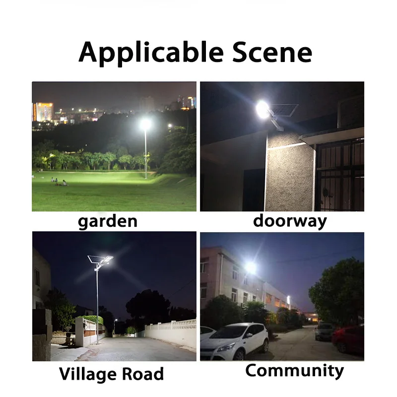 Solar Outdoor Led Light LED Spotlight IP67 Waterproof Remote Control High Brightness Street Lamp Garden Doorway Night Lighting