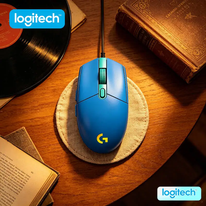 

Игровая мышь Logitech G102 HERO с высокоточным сенсором, временем отклика 1 мс, RGB-подсветкой, 6 программируемыми кнопками для профессиональных геймеров и офисного использования