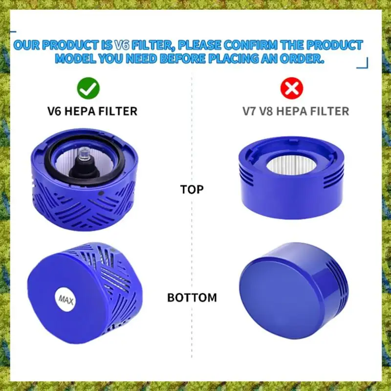 

UISN Garbage Dust Bin For Dyson V6 DC58 DC59 DC62 DC74 Vacuum Cleaner Canister Dust Bin With V6 Filters Part No.965660-01