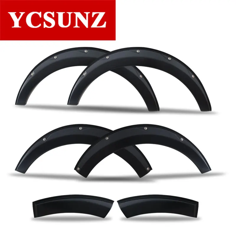 3 inch Fender Flares Mudguards For Toyota Hiace Commuter Van 2006 2007 2008 2009 2010 2011 2012 2013 2014-2018 Car Accessories