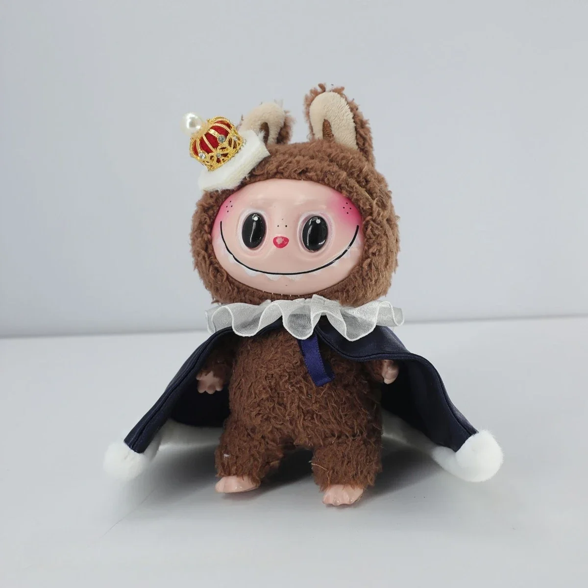 ل 15/17 سنتيمتر Labubu الملابس دمية صغيرة تاج و الدافئة كيب فستان لتقوم بها بنفسك هدية ملابس دمى اكسسوارات الجلوس لعبة حفلة لتقوم بها بنفسك اللعب