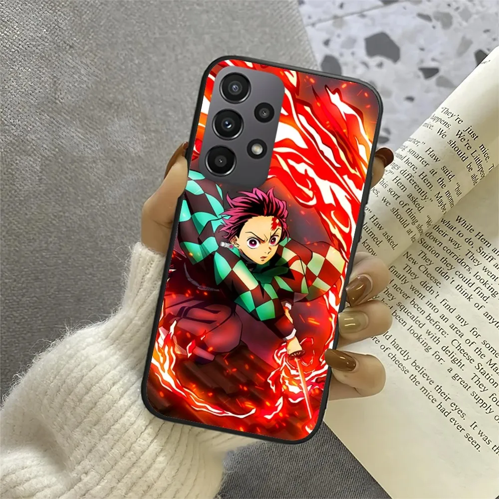 Anime Demon Slayer Phone Case For Samsung Galaxy S22 S23 S24 S30 Note 20 10 Plus Lite FE ULTRA Shell