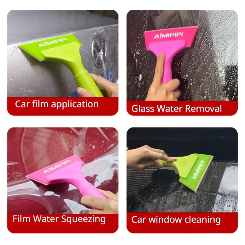 Car Glass Scraper Clean Tool, Car Film Application Glass Water Removal Cleaning