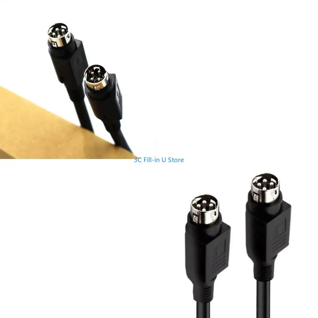 G8TA AntiInterference 4Pin DIN Male Cable For R1700BTR1600TIII Clear Transmission