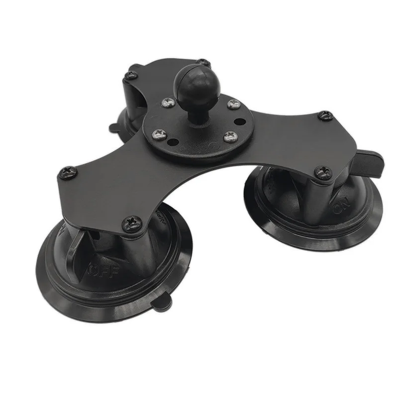

Three suction cup vacuum adsorption ball head bracket, automotive glass agricultural machinery compatible RAM bracket