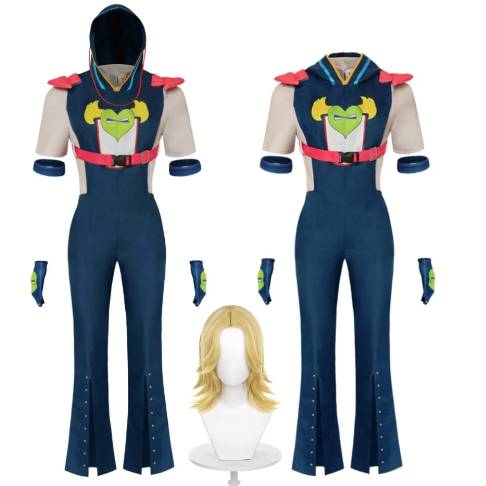 

Joestar Cosplay Costume Joestar Top Pants Outfits Anime Game Role Play Suits Joestar Wig