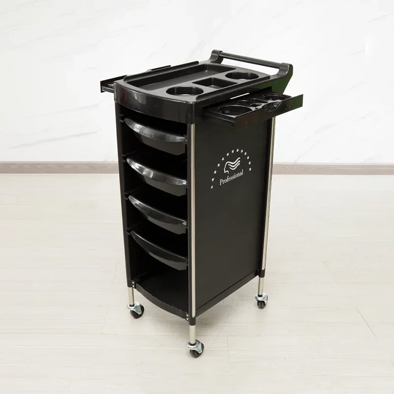 

Professional Cool Trolley Aesthetic Luxury Auxiliary Beauty Organizers Trolleys Storage Morden Rollwagen Salon Furniture