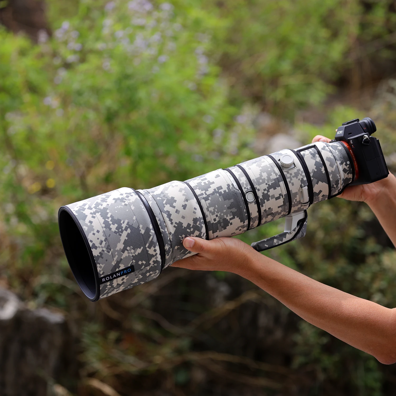ROLANPRO Objektivmantel für Sony FE 400–800 mm F6,3–8 G OSS, wasserdichte, regensichere Objektivschutzhülle, Sony 400–800-Hülle, Regenschutz – Detail 12