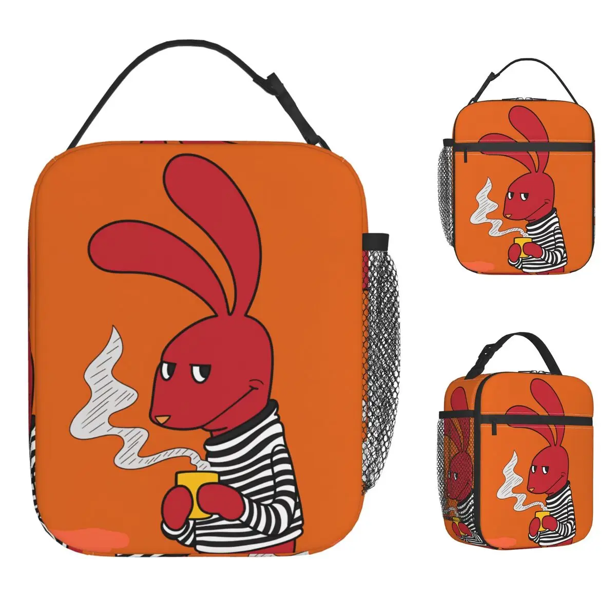

Термосумка-ланчбокс «Красный кролик» (31 минута) – милый портативный изотермический контейнер для пикника из оксфорда для женщин
