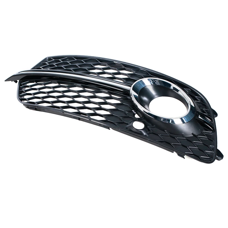 Car Front Bumper Side Fog Light Grill Mesh Honeycomb For Audi Q5 Sport S-line 2013 2014 2015 2016 2017 8RO807681S 8RO807682M