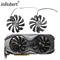 New 95MM GFM10012H12SPA GAA8S2U Cooler Fan Replace For ZOTAC GTX 1070 1080 AMP ED 8GB GTX1080 Graphics Video Card Cooling Fans