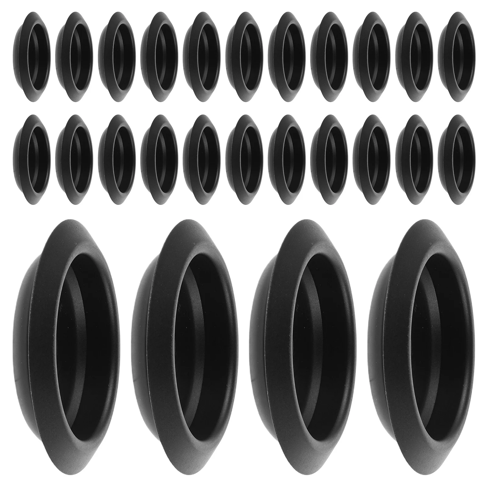 

30pcs Car Door Rubber Plug 32Mm Universal Automotive Hole Cover Sealing Pad For Door Edge Guard Bumper Protection Shock