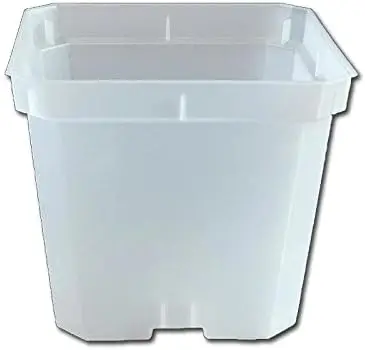 

Square Orchid Pot (4 Inch, Clear) (100)