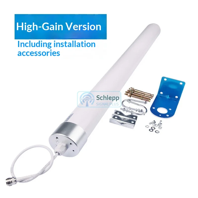 Outdoor 2G, 3G and 4G Full-band Antenna, Outdoor Omnidirectional Receiving Antenna, LTE Signal Amplifier, Dedicated for Routers