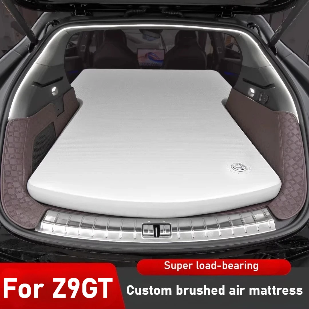 For DENZA Z9GT 2024-2026 Car Brushed Inflatable Mattress Car Trunk Outdoor Camping Travel Sleeping Pad Modification Accessories