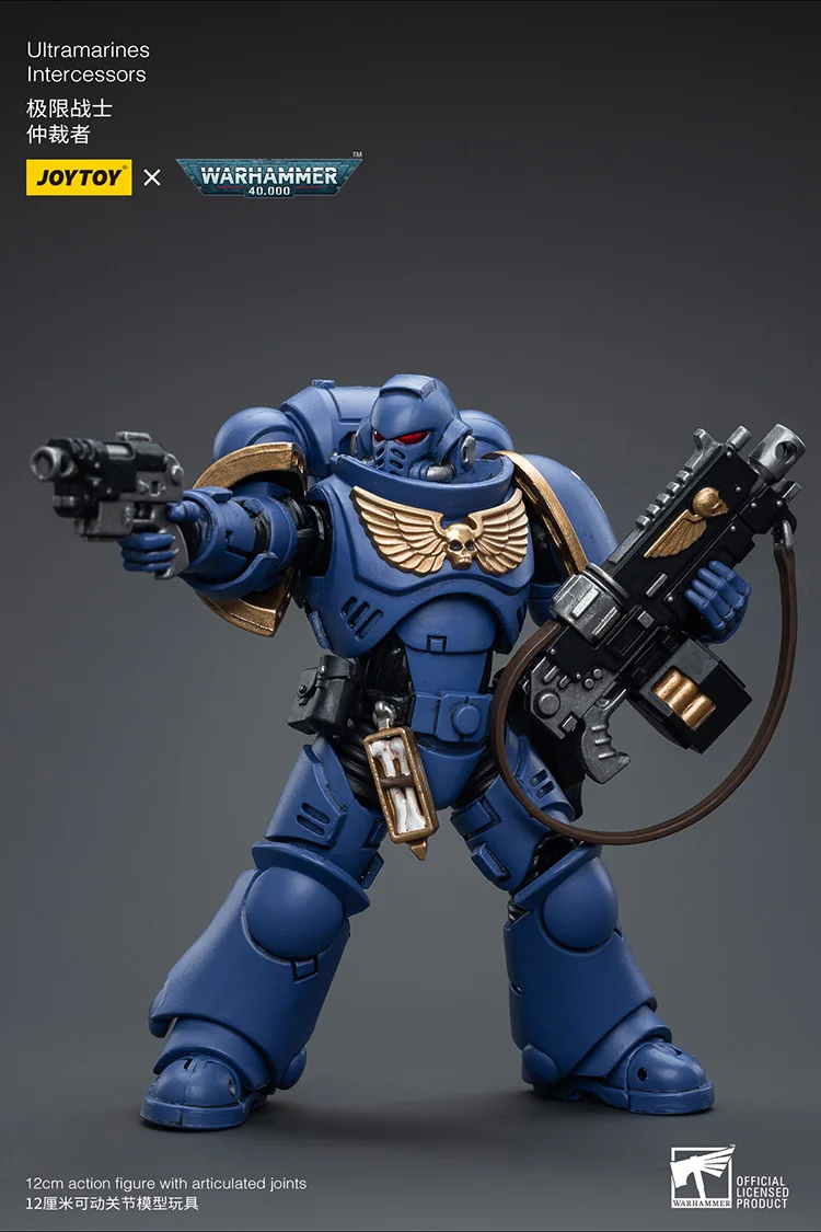 

JOYTOY Warhammer 40K Ultramarines Intercessors, экшн-фигурки, коллекция, украшение для куклы, подарок, оригинальная модель, коллекционные игрушки