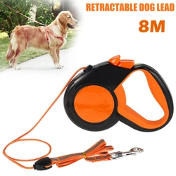 Long Strong Pet Leash For Large Dogs Durable Nylon Retractable Dog Walking Leash Leads Non-Slip Handle Dog Leash Rope