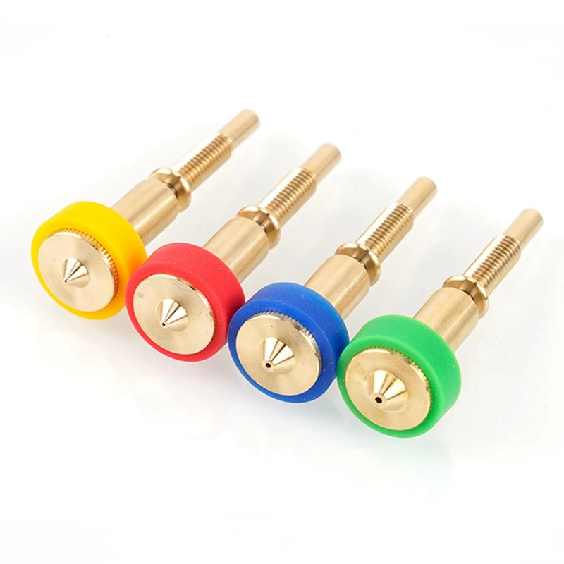 Clone Nozzle All-In-1 Bimetal Nozzles Heatbreak Brass Titanium For Hotend Extruder