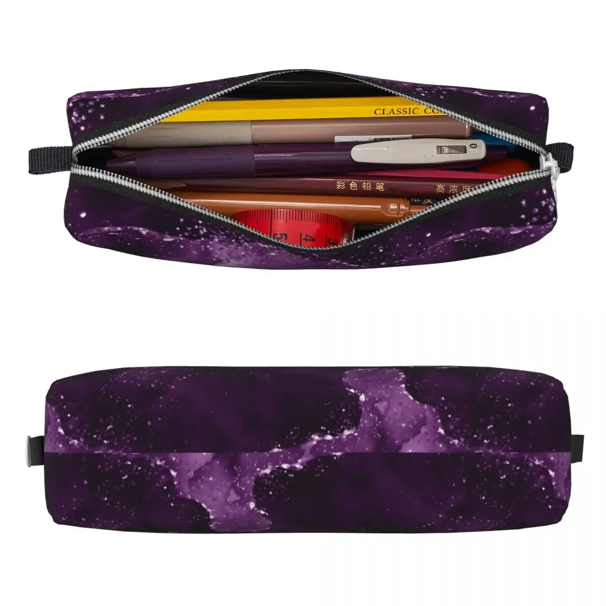 Marble Pencil Case Moody  Agate Students Cute Pen Box Custom School  Cases Stationery Organizer Birthday Present