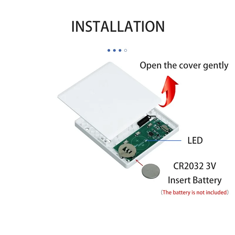 1/2/3Gang inteligentny przełącznik bezprzewodowy RF 433 Mhz 86, przenośny biały/szary panel ścienny do domu przyciski zdalnego sterowania moduł światła odbiornik