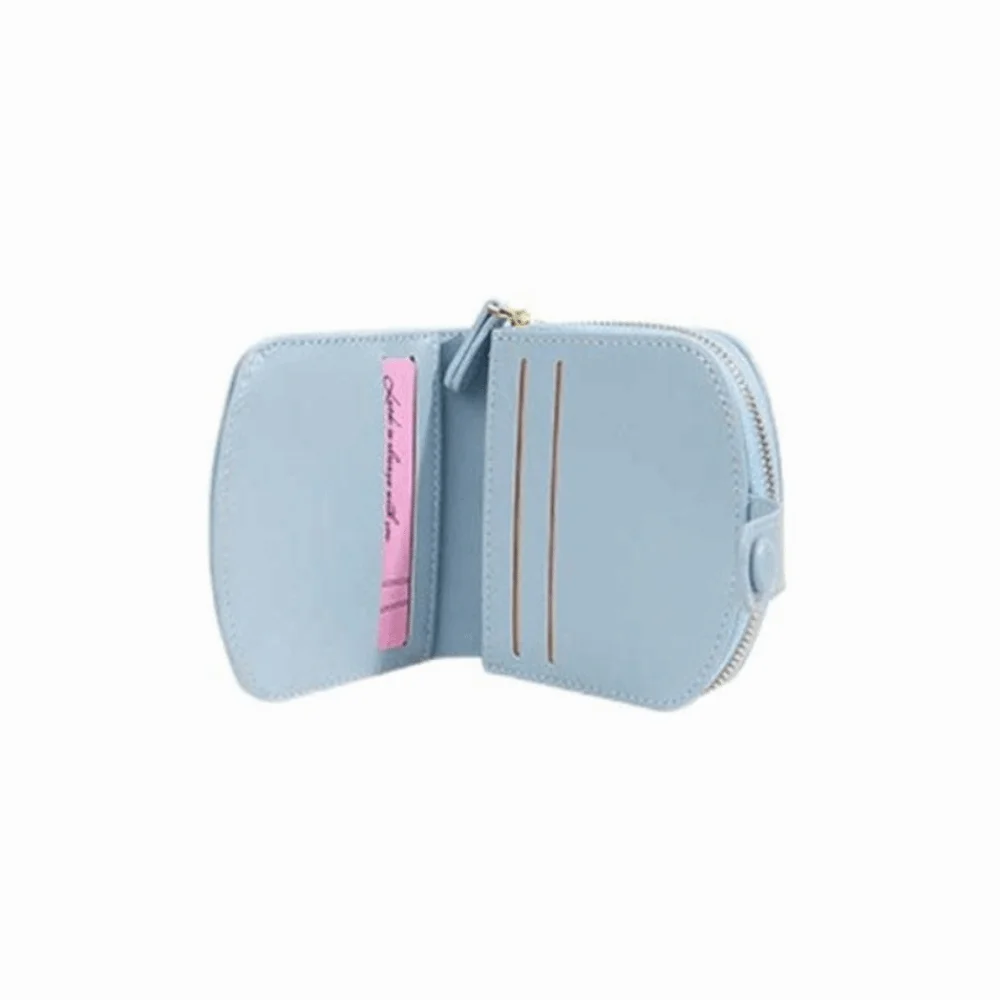 Bloemenprint Mini Portemonnee Tas Ritszakje ID Creditcard PU Leer Korte Portemonnee Multifunctioneel Koreaans Ins Mode