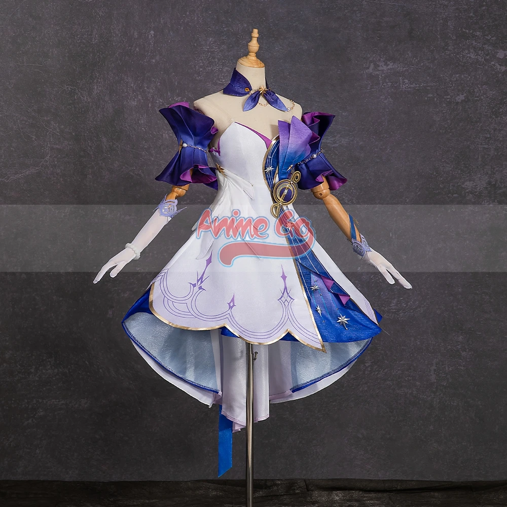 Jogo honkai: star rail robin alice himora cosplay traje sapatos vestido feminino role play roupas de halloween C08843-A