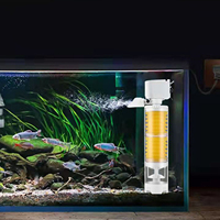 220V 3 in 1 Aquarium Multifunction Filter Pump Oxygen Fish Tank 4-35W Built-in Filter Aquarium Internal Filter Material Air Pump