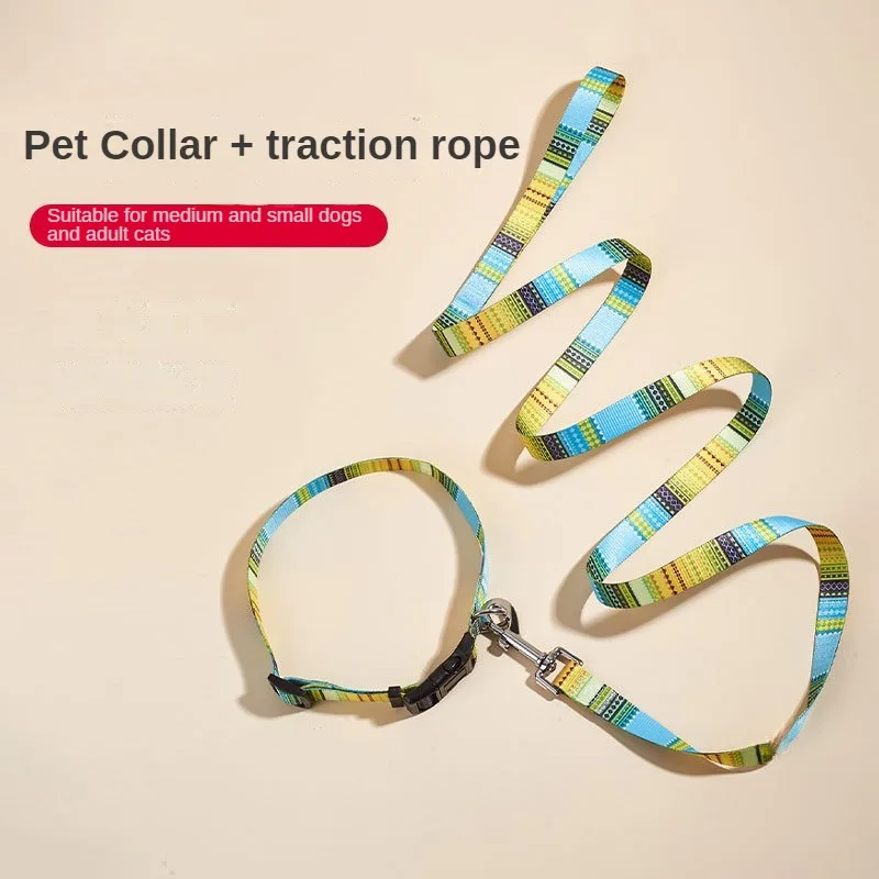 

Pet Collar Leash Set, Pet Supplies, Small and Medium-sized Dog, Cat