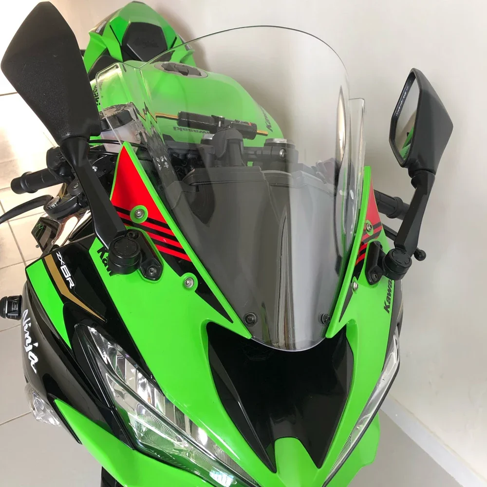 ZX6R Windscreen Motorcycle Windshield Wind Deflectors For Kawasaki Ninja ZX 6R 636 ZX636 ZX-6R 2019 2020 2021 2022 Double Bubble