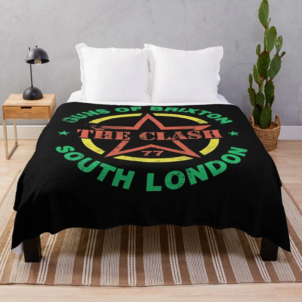 

Guns of Brixton Logo Throw Blanket Blankets For Bed Thermal Blankets