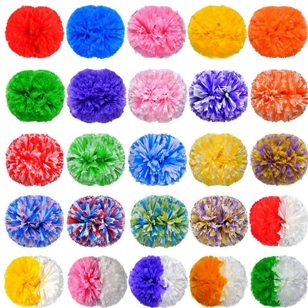 Ring Style Competition Flower Fancy Cheerleading Cheering Ball Club Sport Supplies Dance Party Decorator Cheerleader Pom Poms
