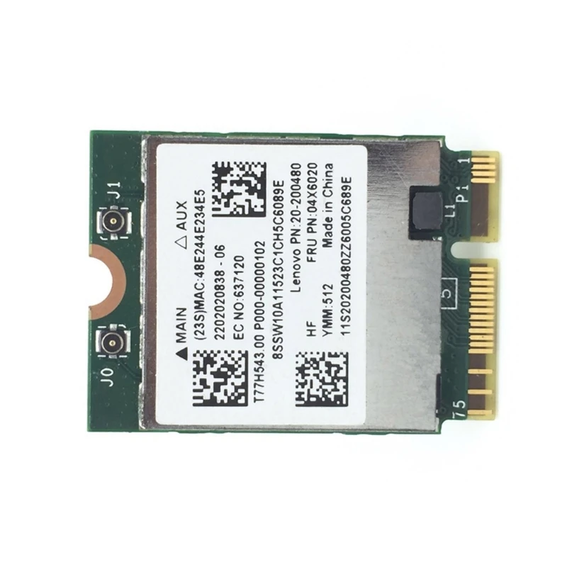 무선 와이파이 카드 BCM94352Z 802.11ac 2.4G+5G BT4.0 1200Mbps NGFF Wlan 카드 B0KA