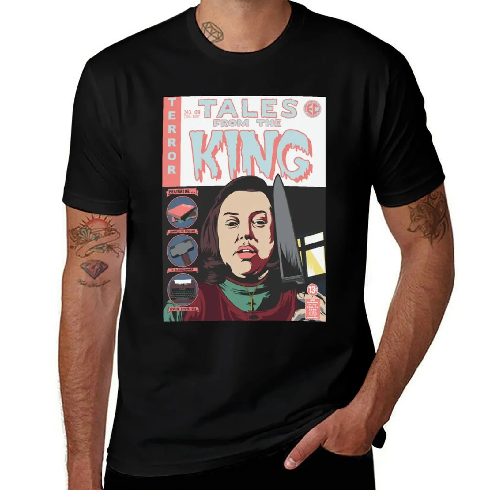 

Tales From The King n.09 T-Shirt mens graphic t shirts t shirt men 100% cotton luxury brand T-Shirt