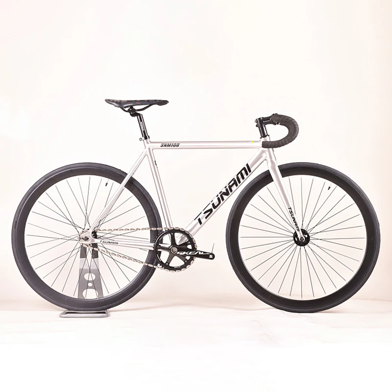 ピスト固定ギアバイク津波トラックシングルスピードレーシング自転車