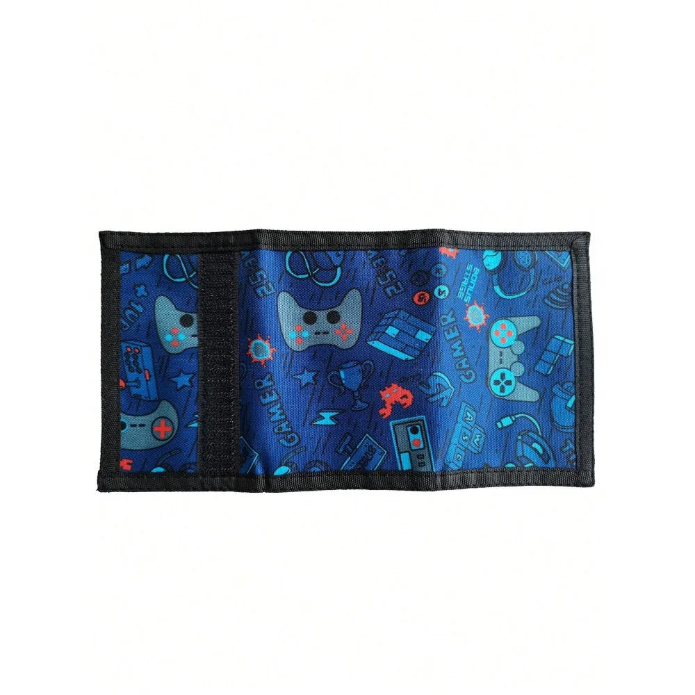 Kids Wallet for Boys, RFID Trifold Canvas Outdoor Sports Wallet for Kids,Kids Festivals gifts,Birthday Gifts Wallet