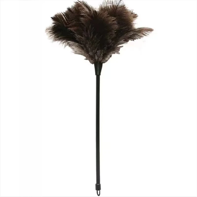 

Ostrich hair duster telescopic household dust removal dust sweeping artifact anti-static car cleaning dust dusting can