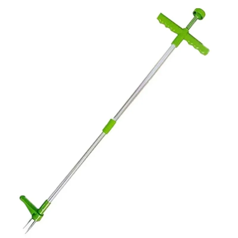 

2025Buy Wish Garden Weeding Stand up Weed Puller Drill Long Handle Lawn Weed Remover With Stainless Steel Claw