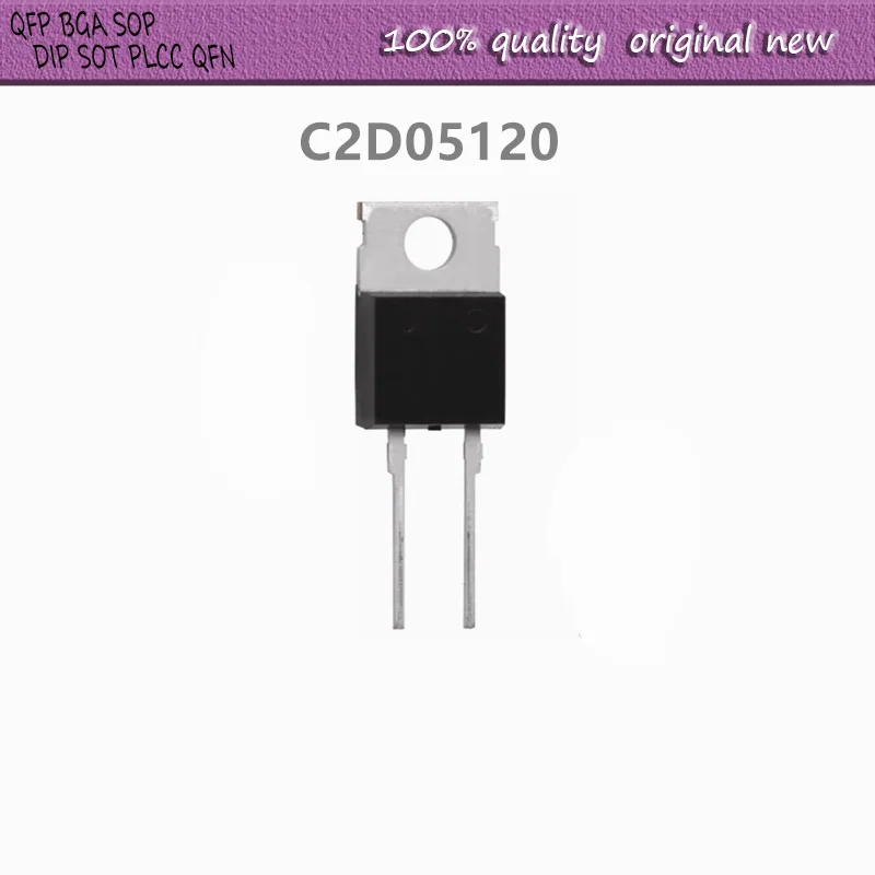 10Pcs/Lot  C2D05120 C2D05120A TO-220-2