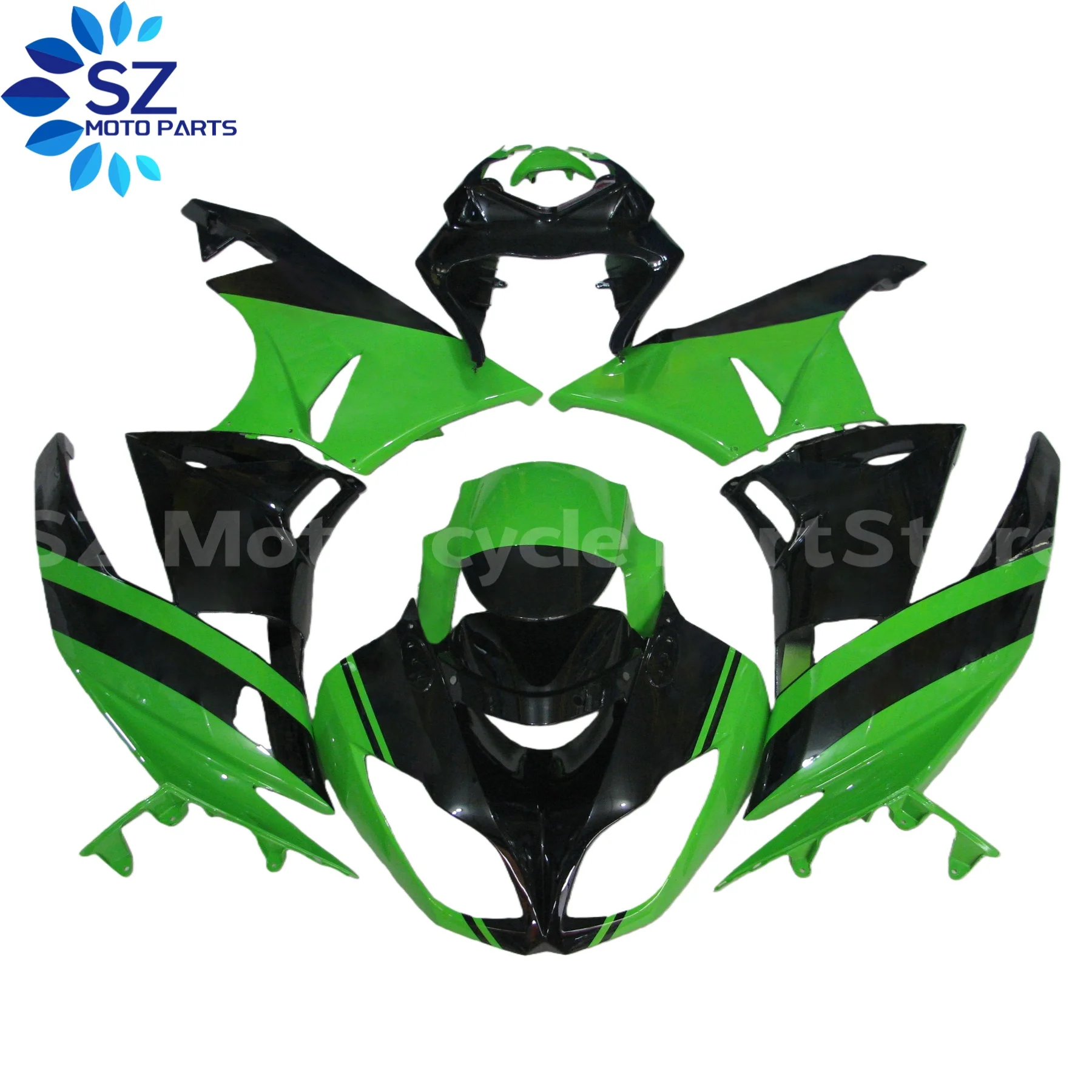 

Injection ABS Bodywork Fairing fit for Kawasaki ZX6R 2009-2012 Motorcycle Full Fairing Kit Cowling