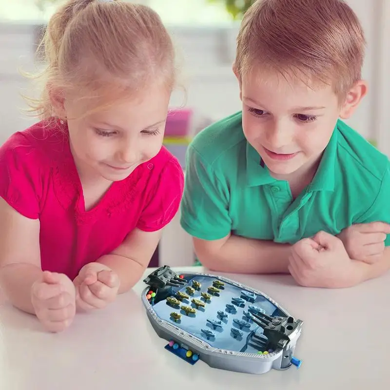 Catapulte en marbre pour enfants, jouet, planche de combat, Double Machine de jeu éducatif pour deux joueurs, Parent-enfant