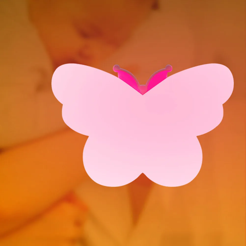 

Светодиодный ночник-бабочка с датчиком движения, вставляемый в розетку, для комнаты, спальни, ванной, прихожей, декоративные милые светильники для дома