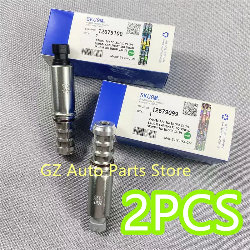 2PCS VVT Valve Solenoid For Chevrolet Captiva 2.4 Equinox Pontiac Saturn GMC Opel Antara 12679099 12679100