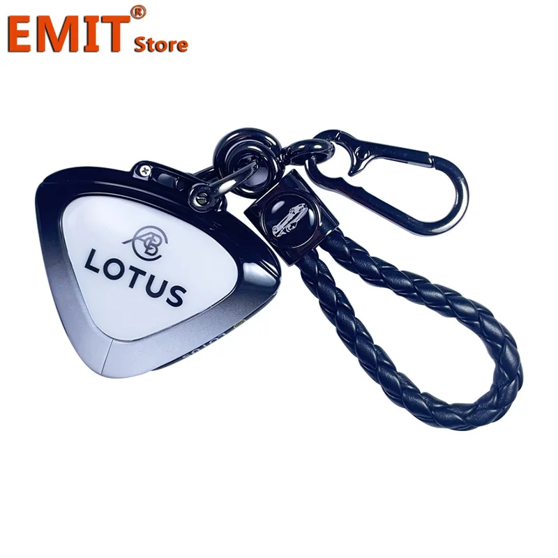 Etui na kluczyk samochodowy ze stopu cynku do Lotus Eletre Emeya Suede Evija Remote Protection Cover Shell Keychain Ring Holder Fob Akcesoria