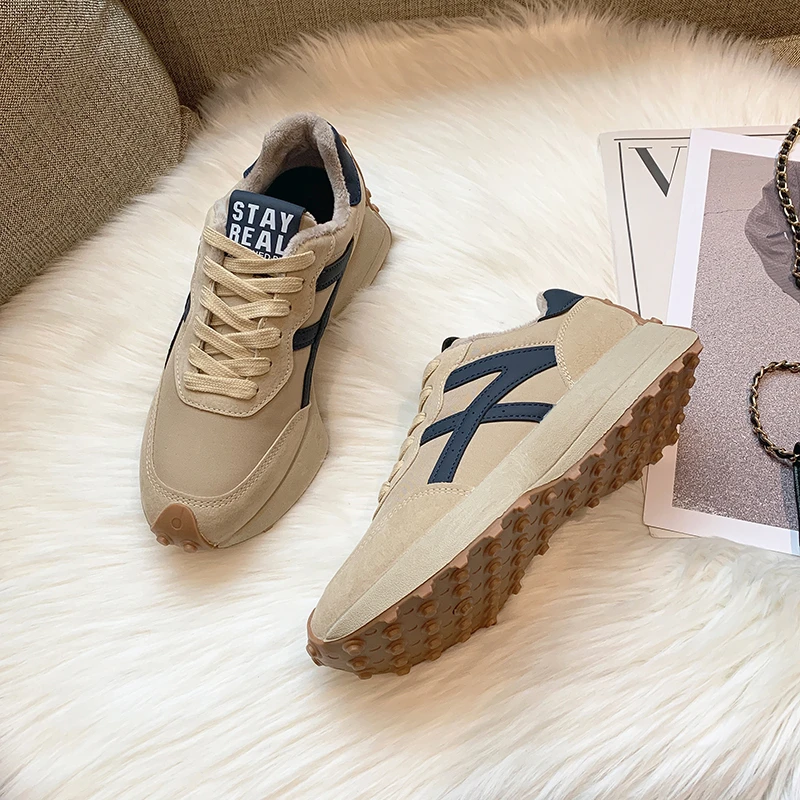 Sneakers Shoes Women's Spring Daddy Shoes 2023 New German Training Shoes Retro Casual Sports Shoes