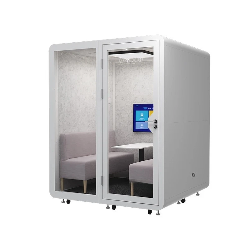 Indoor mobile soundproof room Phone booth Office silent warehouse Isolation live stream
