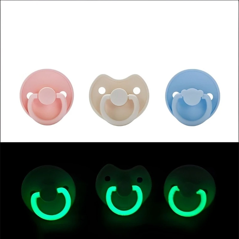 Ciuccio luminoso per bambini Succhietto Ciucci in silicone Massaggiagengive per neonati oltre