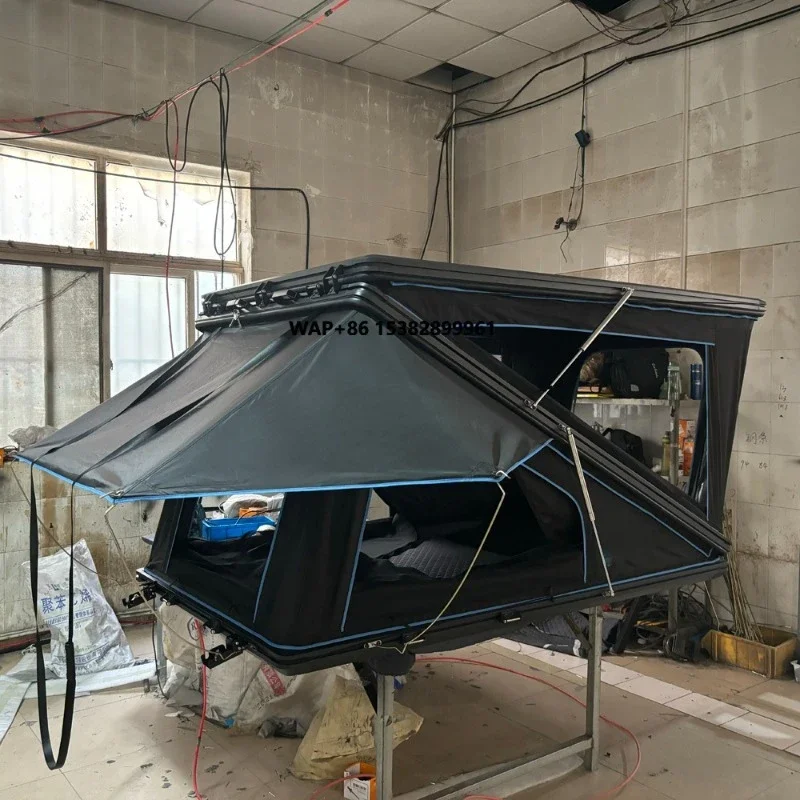 

New Arrival Z Shape Tent Outdoor Camping Waterproof Rooftop Tent SUV Z Style Aluminium Triangle Hard Shell Roof Top Tent