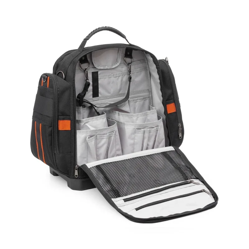 2026 Stock Oxford Cloth Tool Bag Portable Thick Wear Resistant Storage Bag Crossbody Hardware Organizer Pouch