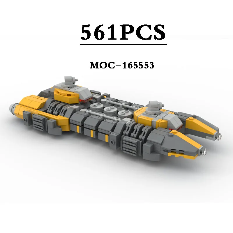 Building Block MOC-165553 Movie series O.R.E Mining Boat 561PCS Spaceship Machine Children's Toys Children's Christmas Gift