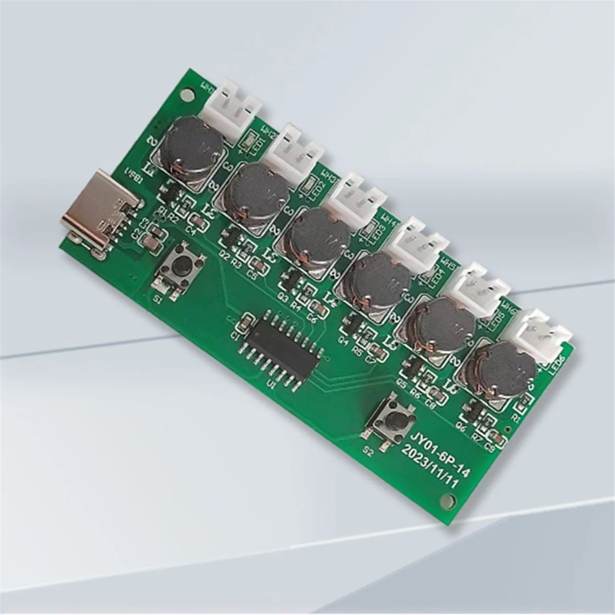 A78E-Humidifier Module DIY Kit Nebulizing Control Board Ultrasonic Nebulizer Mist Driver Circuit Board 6 Nozzle